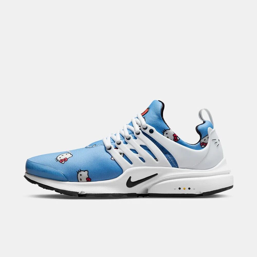 Nike Sneakers Womens 9.5 men's 8 Blue White Air Presto Hello Kitty limited ed‎